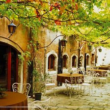 Схема вышивки «итальянское кафе»