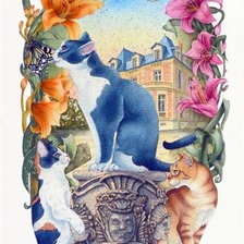 Схема вышивки «король со свитой»