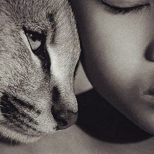 Схема вышивки «нас двое монохром»