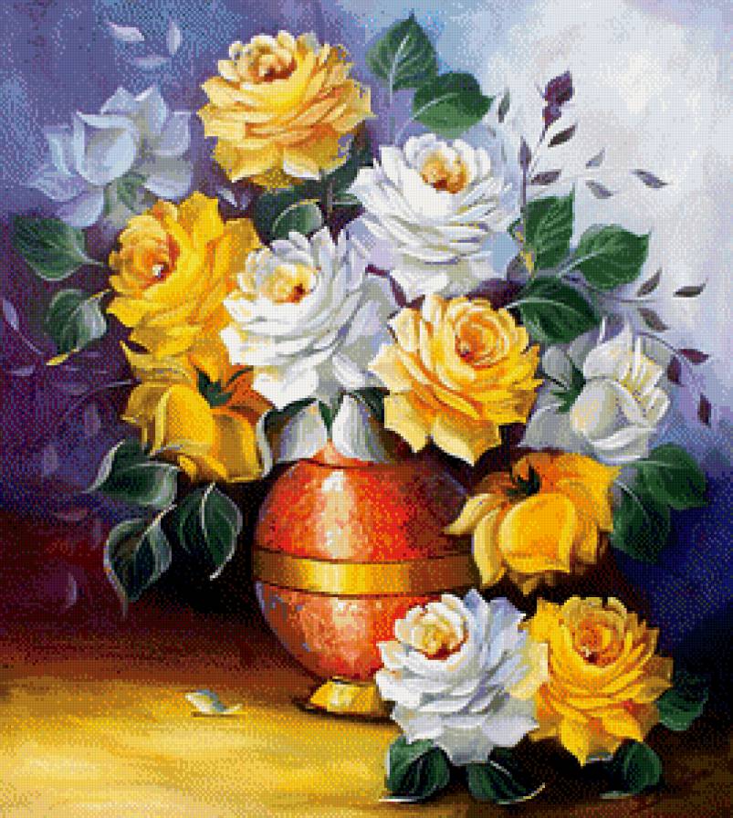 Букет роз - цветы, букет, розы - предпросмотр