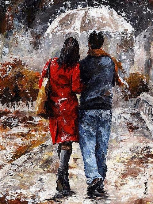 Серия "Под дождем" - оригинал