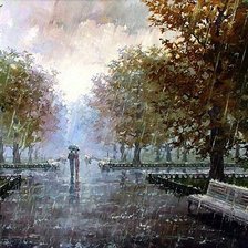 Схема вышивки «Серия "Под дождем"»