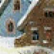 Предпросмотр схемы вышивки «зимняя деревушка» (№565296)