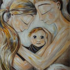 Схема вышивки «Семья»