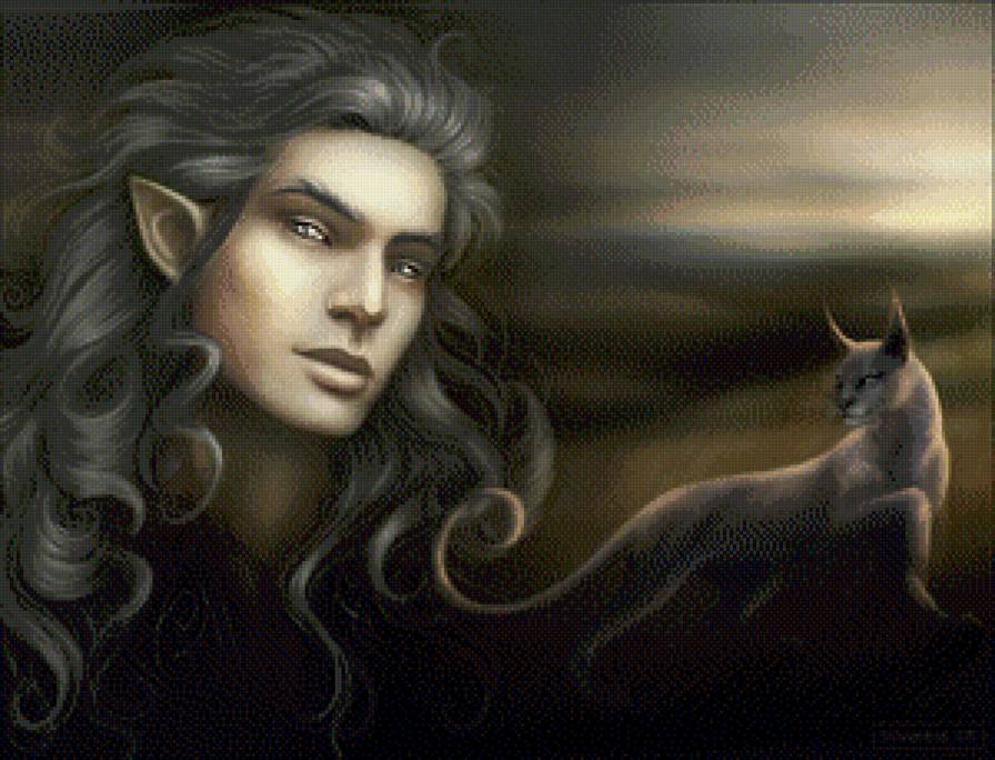 Эльф - парень, фэнтези - предпросмотр