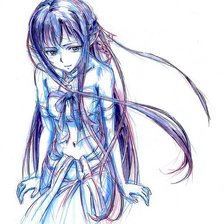 Схема вышивки «Асуна»