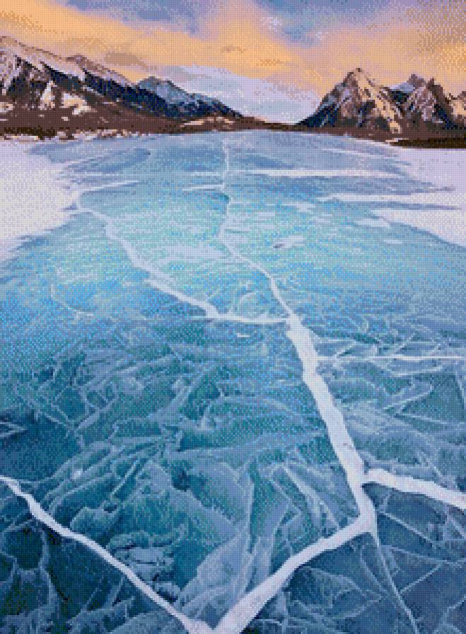 Кристальная тропа - лед, природа, снег, горы - предпросмотр