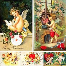 Схема вышивки «Ангелочки»