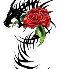 Схема вышивки «Дракон»