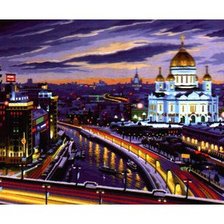 Схема вышивки «Москва»