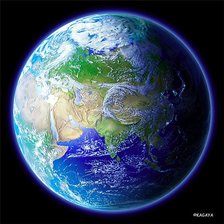 Схема вышивки «глобус»