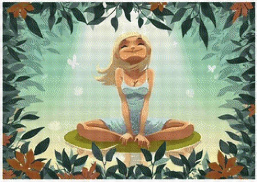 №566032 - красота, цветы, девушка, образ, женщина, она - предпросмотр