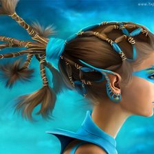 Схема вышивки «Эльфийка»