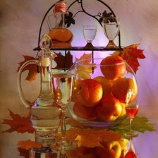 Схема вышивки «пано дары осени»