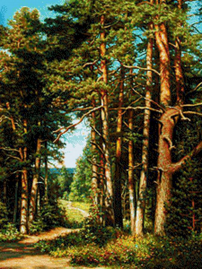 Лес - пейзаж, природа, лес - предпросмотр