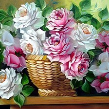 Схема вышивки «Розы»