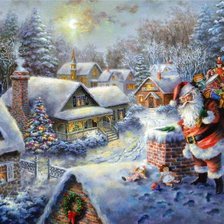 Схема вышивки «ники боэм 14 санта клаус»