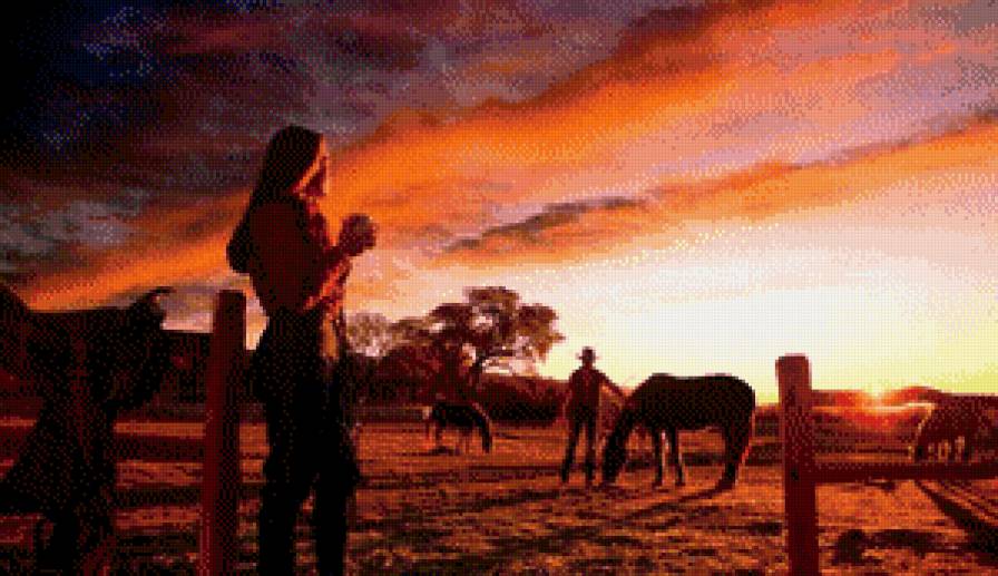 серия "закат" - пейзаж.закат - предпросмотр