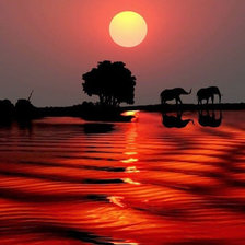 Схема вышивки «серия "закат"»