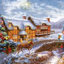 Схема вышивки «ники боэм 38 рождественская сказка»