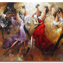 Схема вышивки «Танцы»