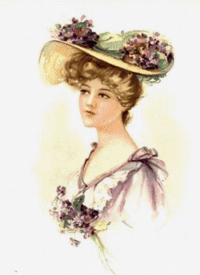 дама в шляпе - дама в шляпе - предпросмотр