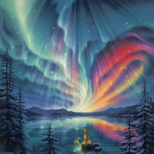 Схема вышивки «Русалочка DMC»