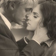 Схема вышивки «Драко и Гермиона»