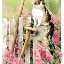 Схема вышивки «на заборе»