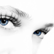 Схема вышивки «Глаза»