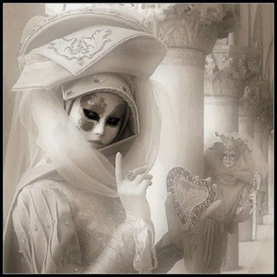 Венецианская маска4 - венеция, маски, бал-маскарад - предпросмотр