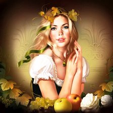 Схема вышивки «портрет»