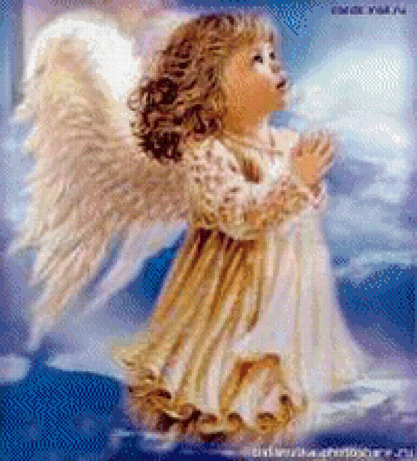 ангелочек девочка - ангел - предпросмотр