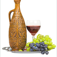 Схема вышивки «Натюрморт с вином»