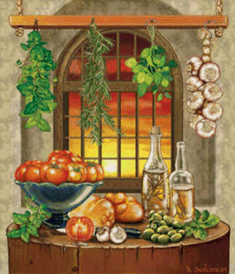 Натюрморт - овощи, натюрморт - предпросмотр