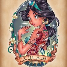 Схема вышивки «Принцессы Диснея»