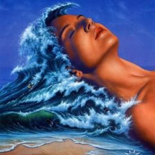 Схема вышивки «она»