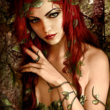 Схема вышивки «лесная нимфа»