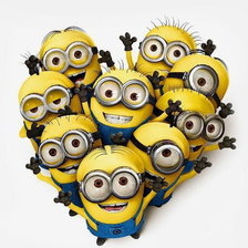 Схема вышивки «миньоны»