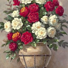 Схема вышивки «букет цветов»