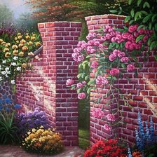 Схема вышивки «Калитка»