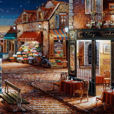 Схема вышивки «Вечер»