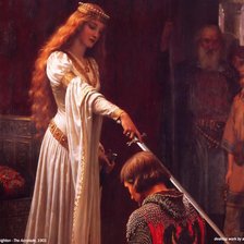 Схема вышивки «возведение в рыцари»