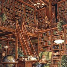 Схема вышивки «библеотека»