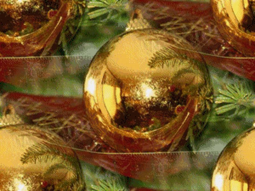 серия "рождество" - елка.шары - предпросмотр