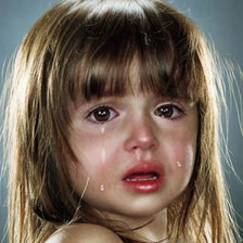 Схема вышивки «Плачущая девочка»