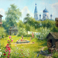 Схема вышивки «Wladimir Żdanow-Gatczynski dworek»