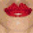 Предпросмотр схемы вышивки «дама в шляпе» (№568896)
