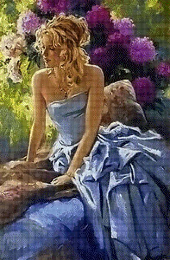 мечтательница - девушка - предпросмотр