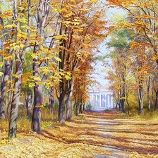 Схема вышивки «Gennadij Kiriczenko-Jesienny dworek»